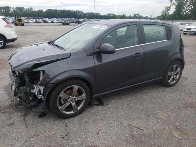 1G1JG6SB0E4195706 - 2014 CHEVROLET SONIC RS GRAY photo 1