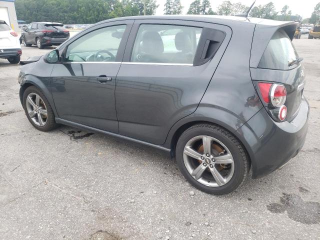 1G1JG6SB0E4195706 - 2014 CHEVROLET SONIC RS GRAY photo 2