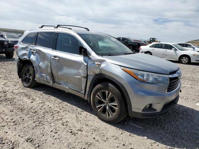 5TDJKRFH5GS323032 - 2016 TOYOTA HIGHLANDER XLE SILVER photo 4