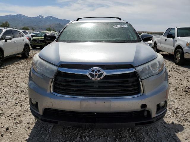 5TDJKRFH5GS323032 - 2016 TOYOTA HIGHLANDER XLE SILVER photo 5