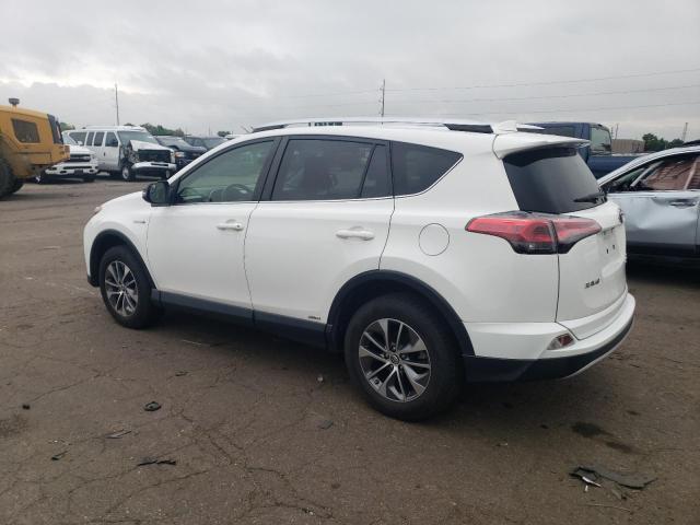 JTMRJREV1GD057906 - 2016 TOYOTA RAV4 HV XLE WHITE photo 2