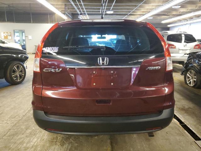 5J6RM4H51CL077377 - 2012 HONDA CR-V EX BURGUNDY photo 6