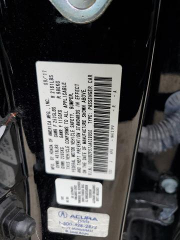 19UUB2F57JA009950 - 2018 ACURA TLX TECH BLACK photo 13