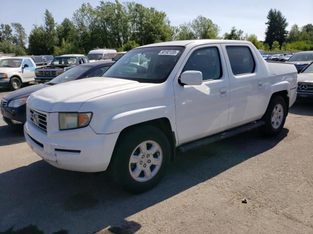 2HJYK16486H552763 - 2006 HONDA RIDGELINE RTS WHITE photo 1