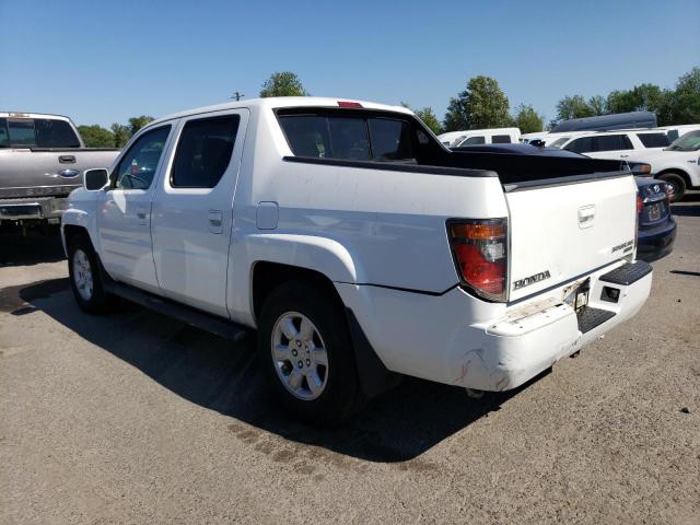 2HJYK16486H552763 - 2006 HONDA RIDGELINE RTS WHITE photo 2