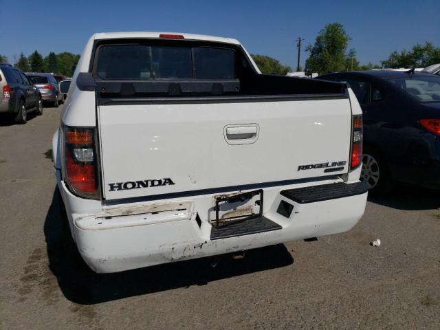 2HJYK16486H552763 - 2006 HONDA RIDGELINE RTS WHITE photo 6