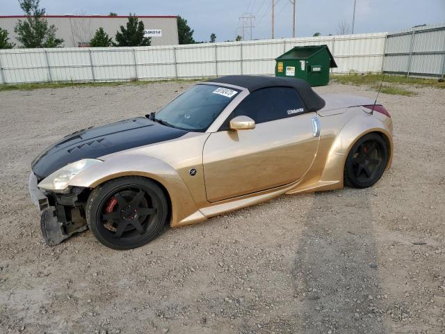 JN1AZ36A14M251977 - 2004 NISSAN 350Z ROADSTER GOLD photo 1