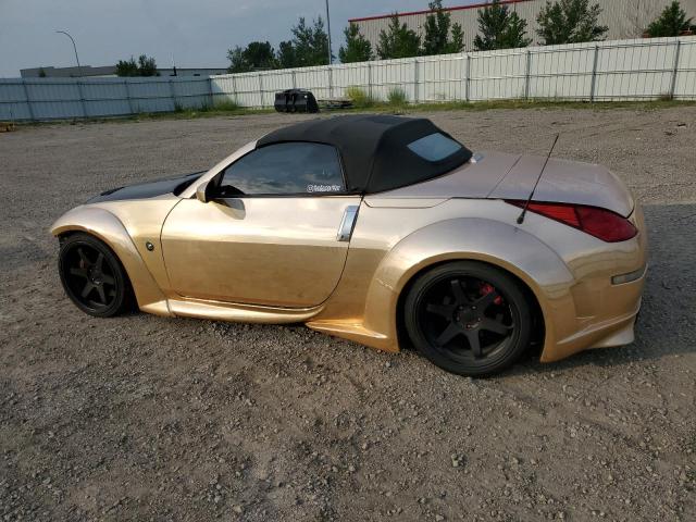 JN1AZ36A14M251977 - 2004 NISSAN 350Z ROADSTER GOLD photo 2