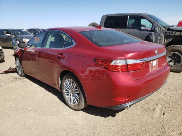 JTHBK1GG8F2174969 - 2015 LEXUS ES 350 RED photo 3