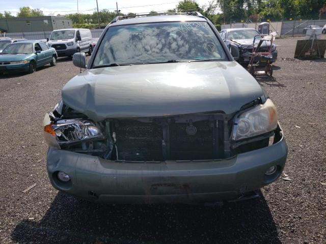 JTEEP21A170230849 - 2007 TOYOTA HIGHLANDER SPORT GREEN photo 5