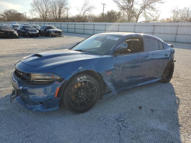 2C3CDXGJ7LH254849 - 2020 DODGE CHARGER SCAT PACK BLUE photo 1