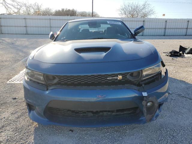 2C3CDXGJ7LH254849 - 2020 DODGE CHARGER SCAT PACK BLUE photo 5