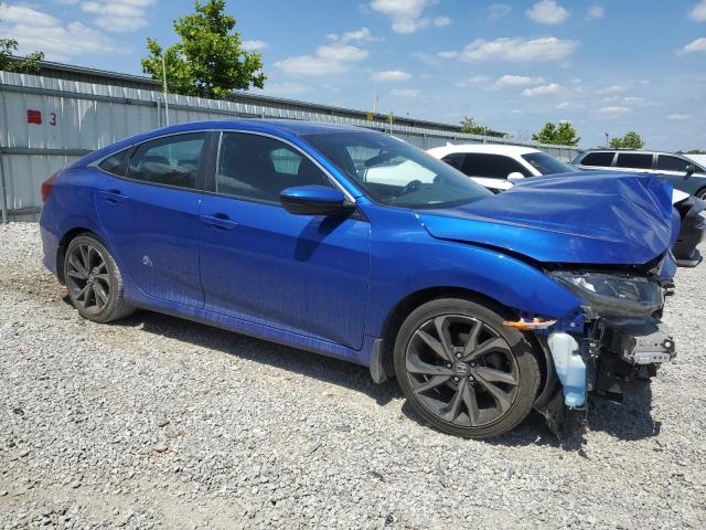 2HGFC2F83LH548747 - 2020 HONDA CIVIC SPORT BLUE photo 4