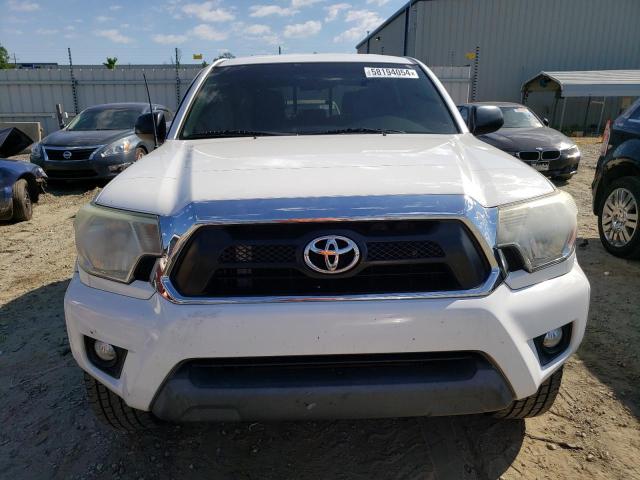 5TFJU4GNXFX064726 - 2015 TOYOTA TACOMA DOUBLE CAB PRERUNNER WHITE photo 5