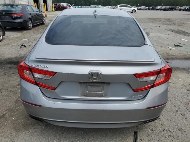 1HGCV1F37KA169307 - 2019 HONDA ACCORD SPORT ვერცხლისფერი ფოტო 6