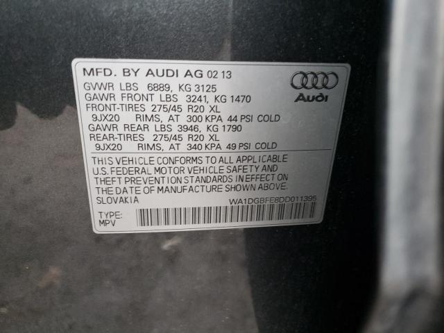 WA1DGBFE8DD011395 - 2013 AUDI Q7 PRESTIGE BLACK photo 12