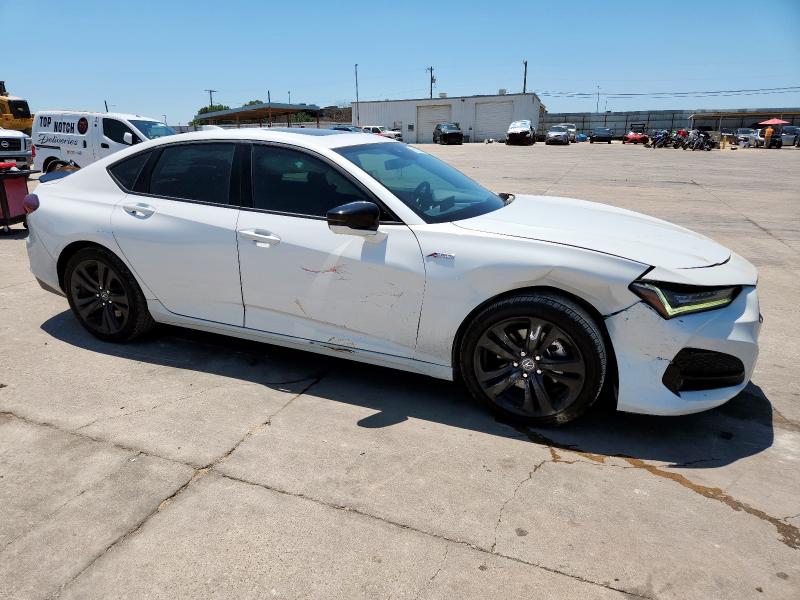 19UUB5F55MA003327 - 2021 ACURA TLX TECH A WHITE photo 4