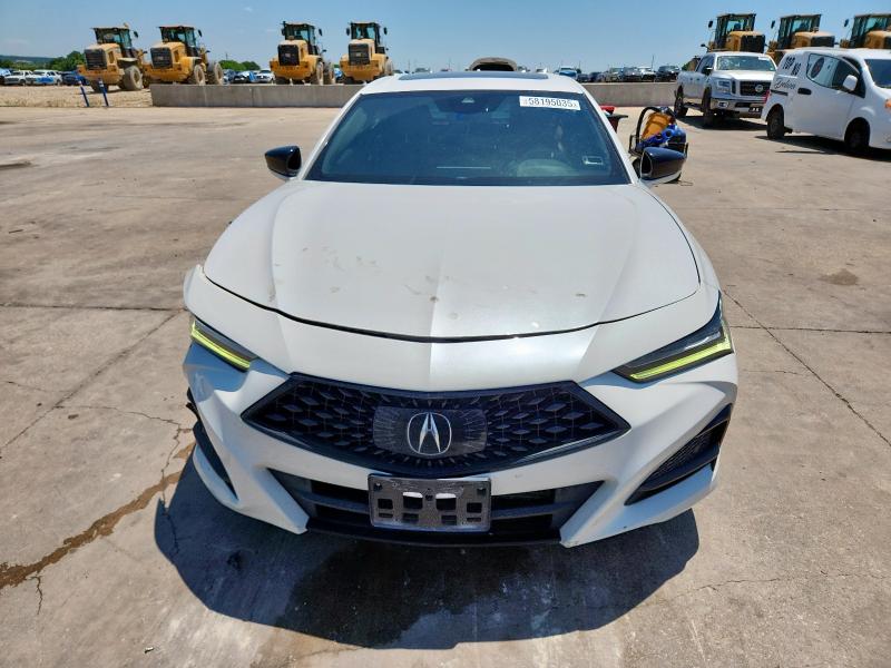 19UUB5F55MA003327 - 2021 ACURA TLX TECH A WHITE photo 5