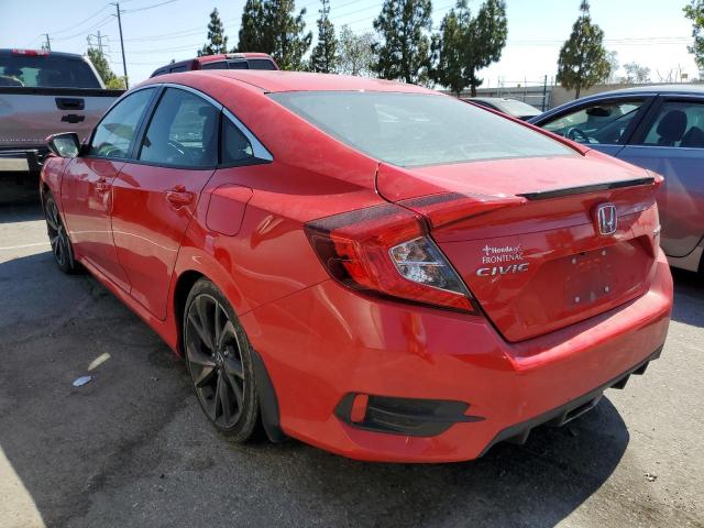 2HGFC2F81MH530071 - 2021 HONDA CIVIC SPORT 红色 照片 2