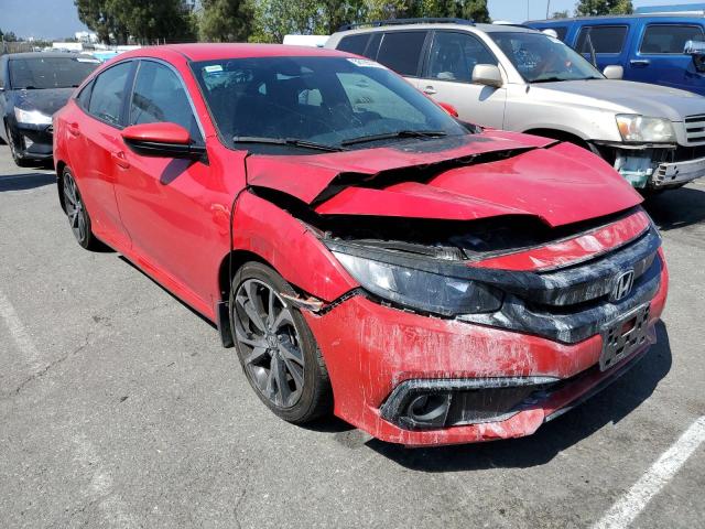 2HGFC2F81MH530071 - 2021 HONDA CIVIC SPORT 红色 照片 4