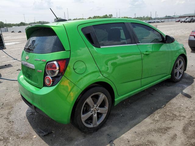 1G1JG6SB4F4117057 - 2015 CHEVROLET SONIC RS GREEN photo 3