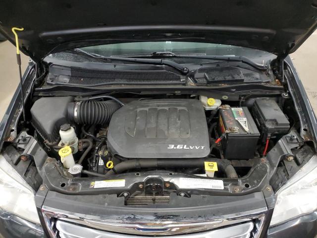 2C4RC1CG1CR261452 - 2012 CHRYSLER TOWN & COU TOURING L GRAY photo 12