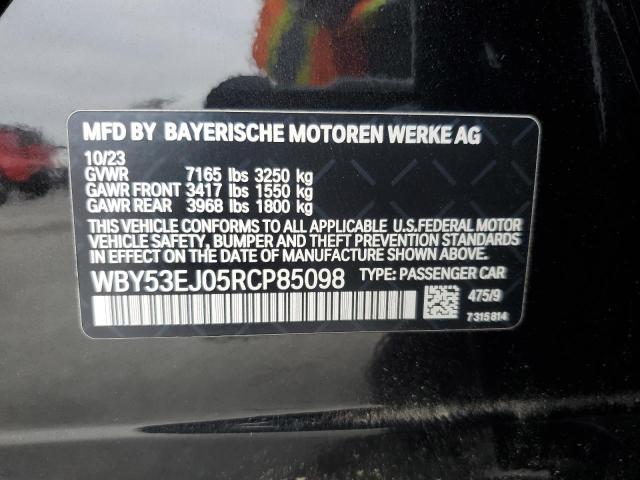 WBY53EJ05RCP85098 - 2024 BMW I7 XDRIVE60 黑色 照片 12