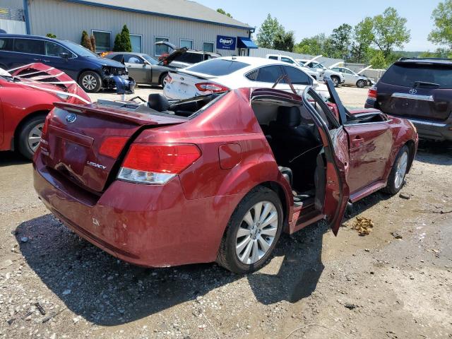 4S3BMCJ67B3252590 - 2011 SUBARU LEGACY 2.5I LIMITED RED photo 3