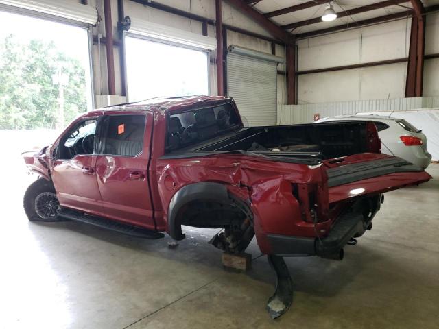 1FTFW1RG6KFC02579 - 2019 FORD F150 RAPTOR RED photo 2