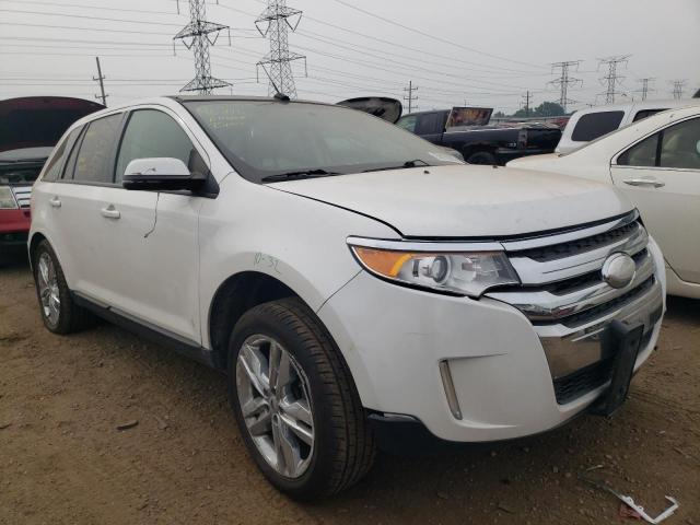 2FMDK3JC2DBC87895 - 2013 FORD EDGE SEL WHITE photo 4