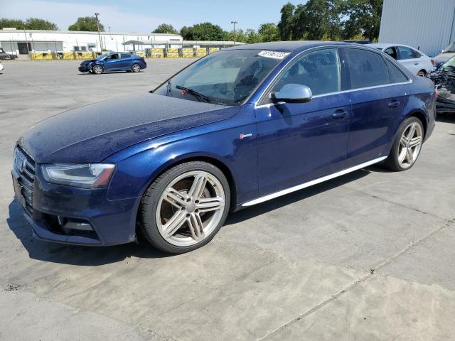 WAUBGAFL2EA017991 - 2014 AUDI S4 PREMIUM PLUS BLUE photo 1