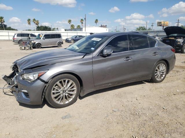 JN1EV7BP6MM702058 - 2021 INFINITI Q50 LUXE GRAY photo 1