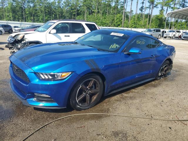 1FA6P8AM9H5255899 - 2017 FORD MUSTANG BLUE photo 1