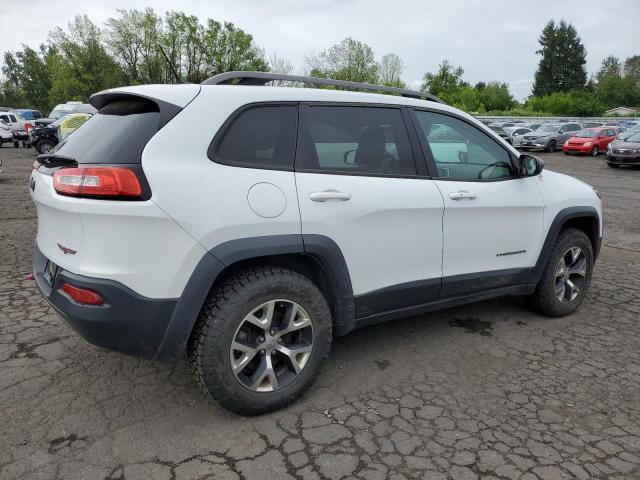 1C4PJMBS8EW156633 - 2014 JEEP CHEROKEE TRAILHAWK WHITE photo 3