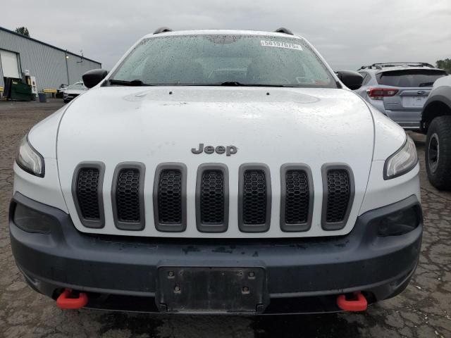 1C4PJMBS8EW156633 - 2014 JEEP CHEROKEE TRAILHAWK WHITE photo 5