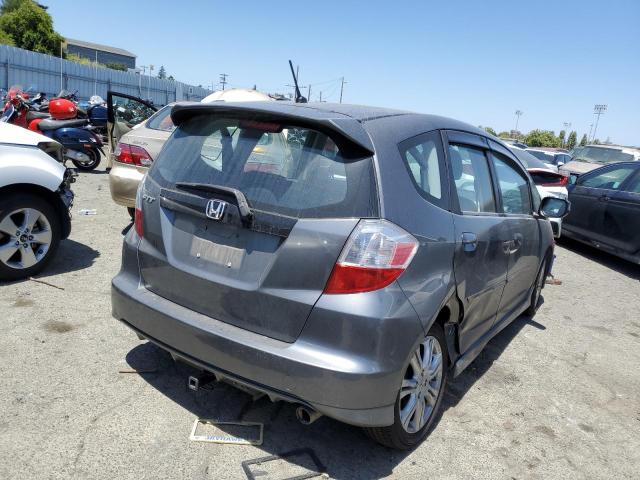 JHMGE8H56BC012801 - 2011 HONDA FIT SPORT CHARCOAL photo 3