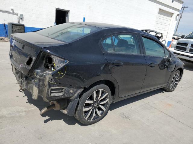 2HGFB2F92FH532023 - 2015 HONDA CIVIC EXL შავი ფოტო 3