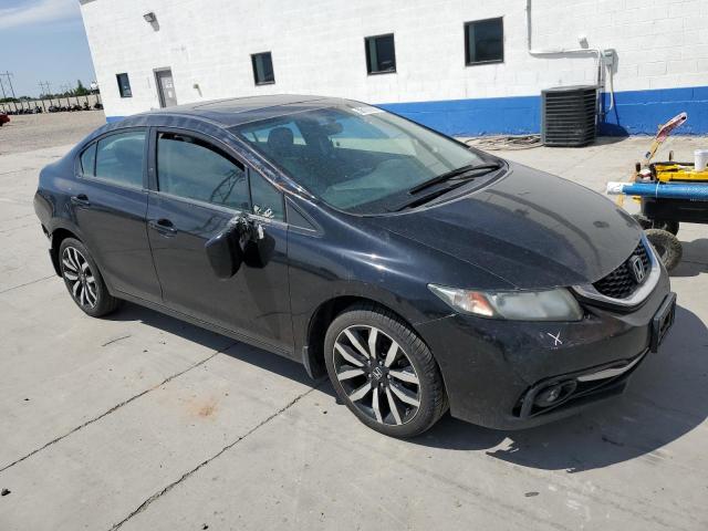 2HGFB2F92FH532023 - 2015 HONDA CIVIC EXL BLACK photo 4