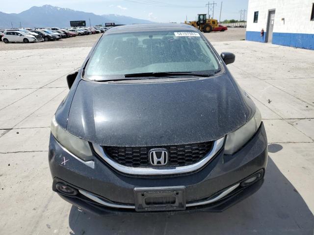 2HGFB2F92FH532023 - 2015 HONDA CIVIC EXL შავი ფოტო 5