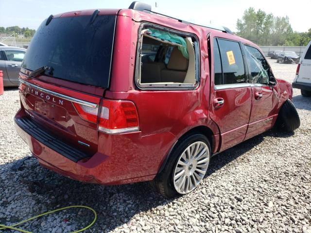 5LMJJ2HT8FEJ09550 - 2015 LINCOLN NAVIGATOR 红色 照片 3