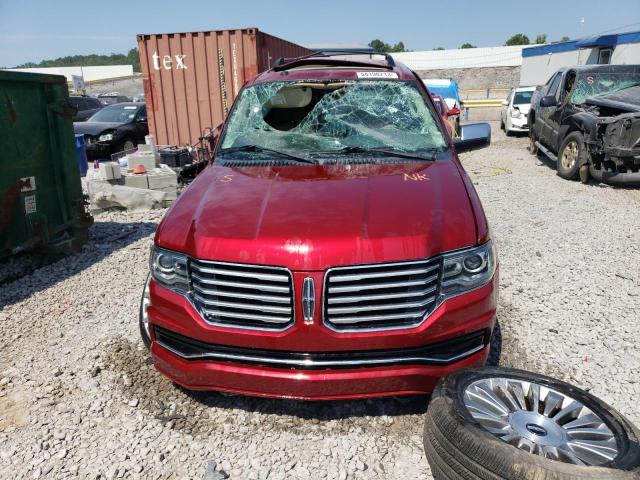 5LMJJ2HT8FEJ09550 - 2015 LINCOLN NAVIGATOR 红色 照片 5