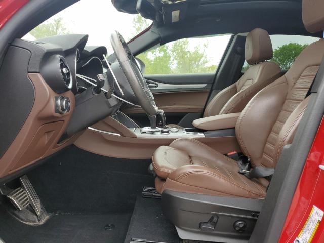 ZASPAKBN8M7D02088 - 2021 ALFA ROMEO STELVIO TI RED photo 7