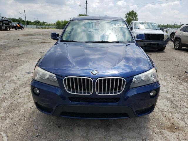 5UXWX5C57BL707381 - 2011 BMW X3 XDRIVE28I BLUE photo 5