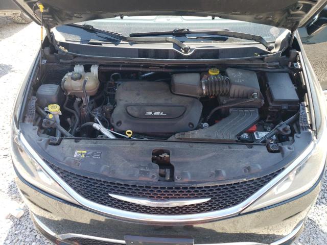 2C4RC1EG6HR757545 - 2017 CHRYSLER PACIFICA TOURING L PLUS BLACK photo 12