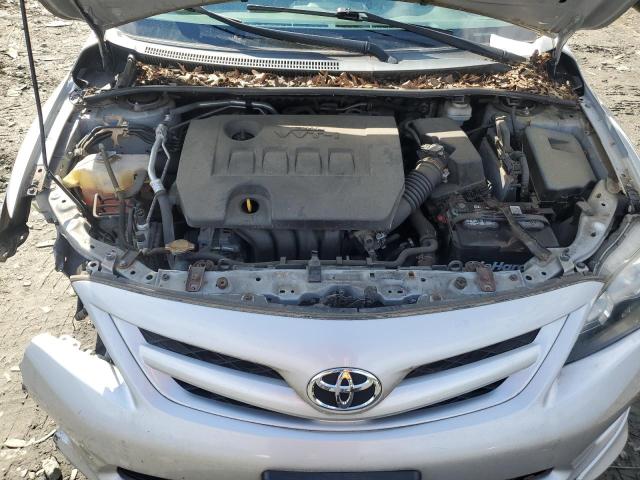 2T1BU4EE6CC881466 - 2012 TOYOTA COROLLA BASE 银色 照片 11