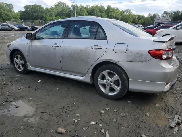 2T1BU4EE6CC881466 - 2012 TOYOTA COROLLA BASE 银色 照片 2
