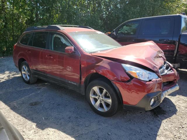 4S4BRBKCXE3286880 - 2014 SUBARU OUTBACK 2.5I LIMITED RED photo 4