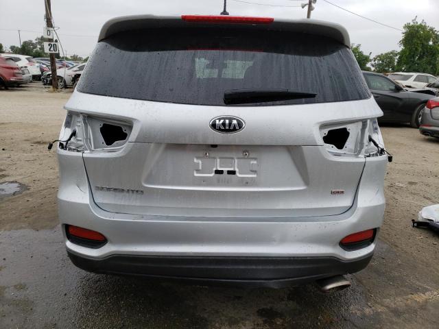 5XYPG4A39KG452259 - 2019 KIA SORENTO L SILVER photo 6