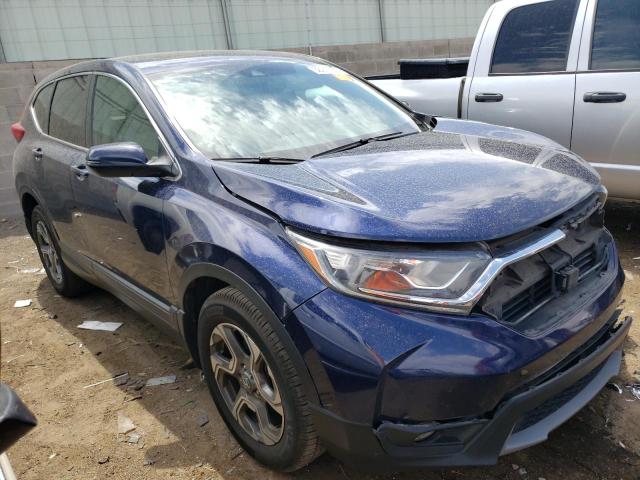 5J6RW2H80HL008857 - 2017 HONDA CR-V EXL BLUE photo 4