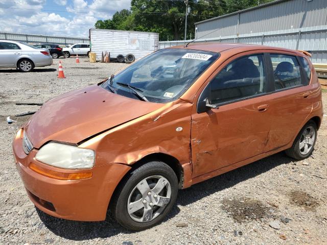 KL1TD666X6B544509 - 2006 CHEVROLET AVEO BASE ORANGE photo 1